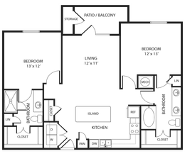 Bandera B1 16308 floor plan